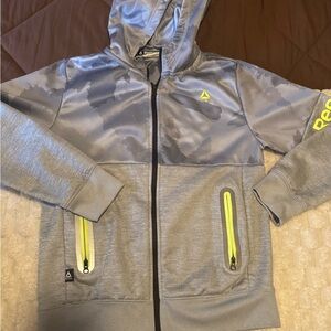 Reebok Gray Jacket with Yellow Highlights